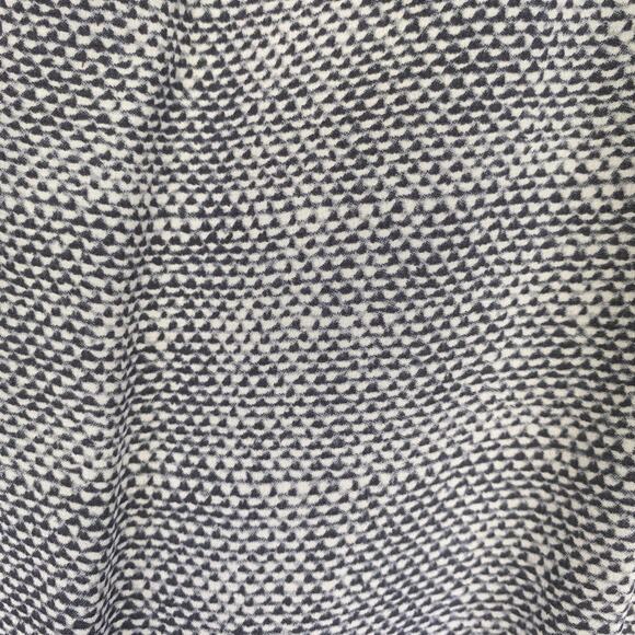 Joie Addie B 100% Silk Top Womens Sz S Gray Caviar Print Peasant Balloon Sleeve - Picture 7 of 10